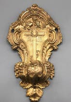 Louis XV Wijwatervat - 1800-1850 - Bénitier in nis – 27 cm, Antiek en Kunst