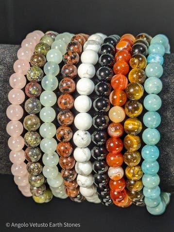 Natuurlijke hoogwaardige edelsteenarmbandencollectie – Set