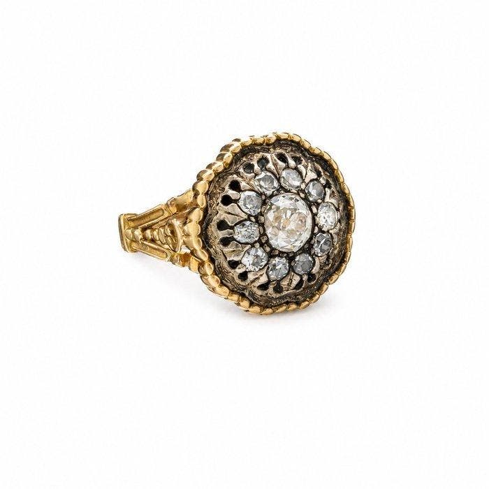 Bague - 19,2 carats Or jaune Diamant (Naturelle) - Diamant, Bijoux, Sacs & Beauté, Bagues