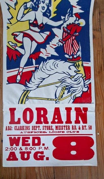 unknown - Vintage Circus poster - Hoxie bros circus - Années