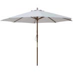 Parasol | Grijs | Rond | Wind-/Waterbestendig |, Verzenden, Nieuw in verpakking