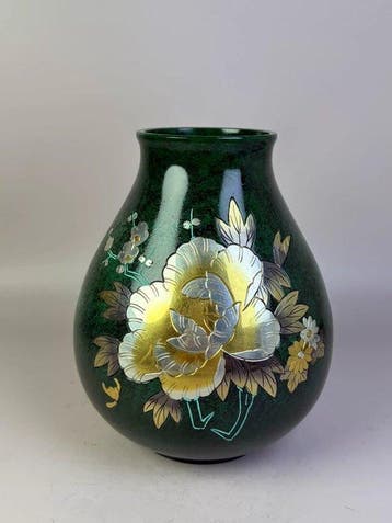 Fles - Koper - Pioenvaas - Takaoka Copperware