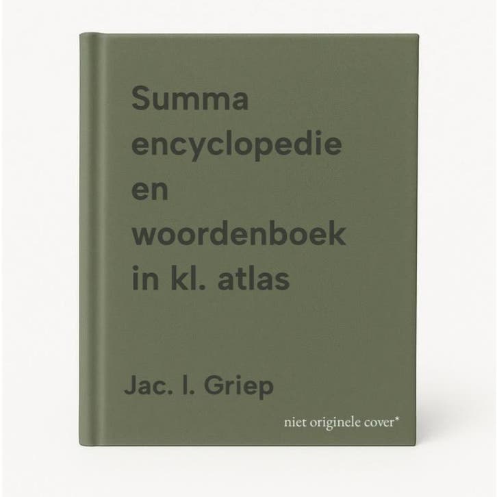 Summa encyclopedie en woordenboek in kl. atlas 9789060462232, Boeken, Literatuur, Gelezen, Verzenden