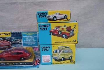 Corgi 1:43 - Modelauto (4) - 4 x 1960s Corgi Toys, Nieuw