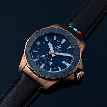 ARCAIDO - Primo Bronze GMT - Swiss Made - Sellita SW330
