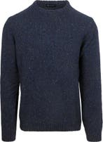 Suitable Trui Tweed Wol Blend Navy maat Maat 52/54 (L) Heren, Maat 52/54 (L), Nieuw, Suitable, Verzenden