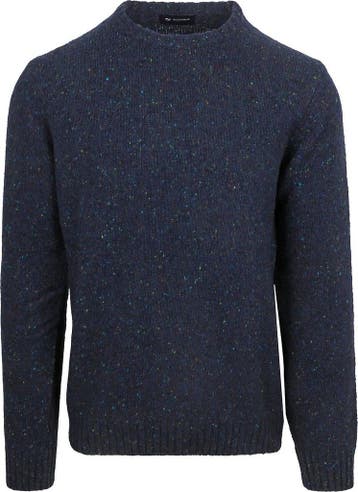 Suitable Trui Tweed Wol Blend Navy maat Maat 52/54 (L) Heren, Maat 52/54 (L), Nieuw, Suitable, Verzenden