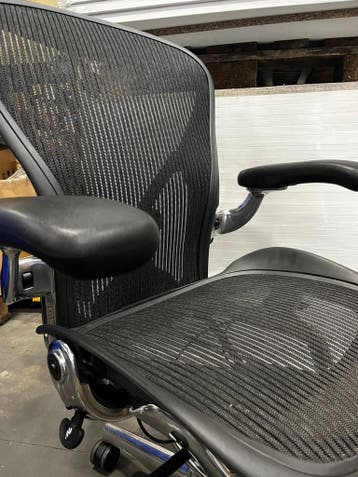 Refurbished Herman Miller Aeron Aluminium full option, Verzenden, Bureaustoel