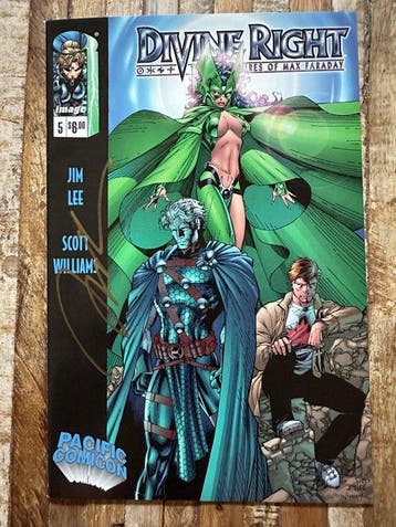 Divine Right #5b - Pacific Comicon Edition - Signed by Jim, Boeken, Strips | Comics, Nieuw