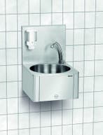 Wasbak wandmontage RVS | Knie bediening en geïntegreerde, Verzenden, Nieuw in verpakking