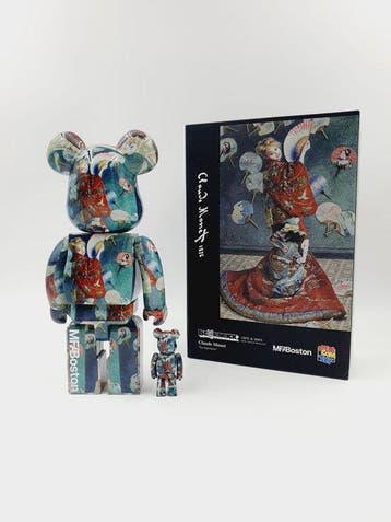 NO RESERVE Claude Monet x Medicom Toy - Bearbrick x Boston, Antiek en Kunst