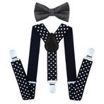 Fako Fashion - Kinder Bretels Met Vlinderstrik - Stippen -, Kinderen en Baby's, Kinderkleding | Overige, Verzenden, Nieuw