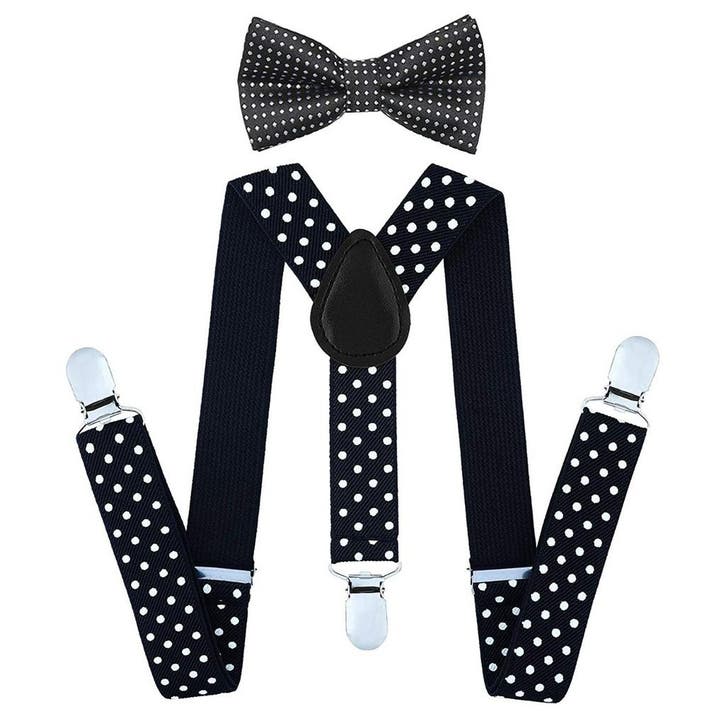 Fako Fashion - Kinder Bretels Met Vlinderstrik - Stippen -, Kinderen en Baby's, Kinderkleding | Overige, Verzenden