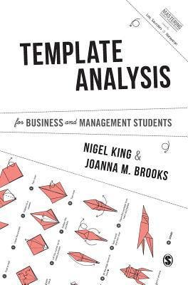 Template Analysis For Business And Management Students |, Verzenden, Nieuw