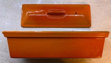 Vintage Sunnex Zware Gietijzeren Terrinevorm / Patévorm met