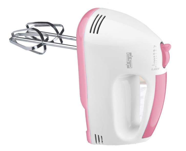 DSP KM2033-PINK - Handmixer - 100W - 7 Snelheden - Roze, Elektronische apparatuur, Keukenmixers, Ophalen of Verzenden