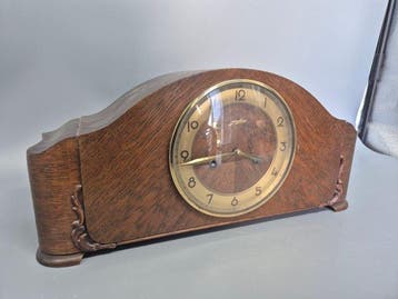 Horloge - Junghans - Bois, Laiton - 1960-1970, Antiquités & Art