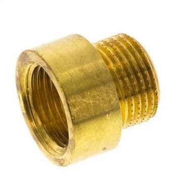 G 3/8 F/M Prolongateur en laiton DIN 3523 - 10 mm [2, Verzenden