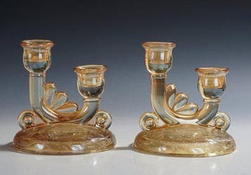Jeannette Glass Co. - Kandelaar Verenigde Staten, Paar