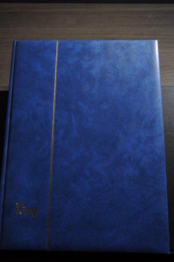 Accessoires - Doos vol met 5 lege stockboeken met witte