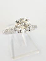 Bague de fiançailles - 14 carats Or blanc - 1.71ct. tw.