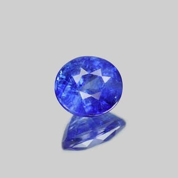 Blauw Saffier - 1.05 ct - International Gemological, Nieuw