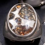 Pallasiet meteoriet ring, Afrika - Hoogte: 28.5 mm -