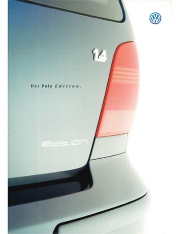 2000 VOLKSWAGEN POLO EDITION BROCHURE NEDERLANDS, Ophalen of Verzenden, Nieuw