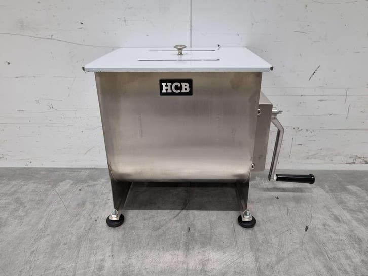 RVS Handmatige vleesmenger vleesmixer tumbler marinator 20, Articles professionnels, Horeca | Équipement de cuisine, Enlèvement ou Envoi