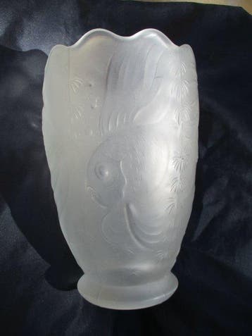 BAROLAC, Daprès Joseph Inwald - Vaas - Gegoten glas Art, Antiquités & Art