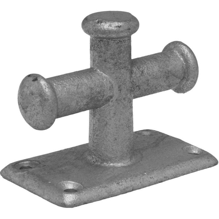 Kruisbolder Boot 110x60mm met Voetplaat Gegalvaniseerd, Watersport en Boten, Bootonderdelen, Nieuw, Ophalen of Verzenden