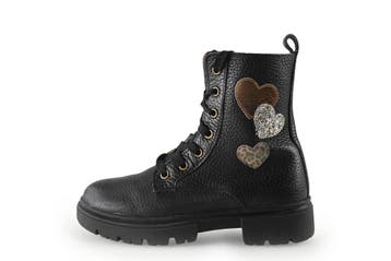 IK-KE Veterboots Meisjes in maat 30 Zwart, Verzenden, Jongen of Meisje, IK-KE, Schoenen
