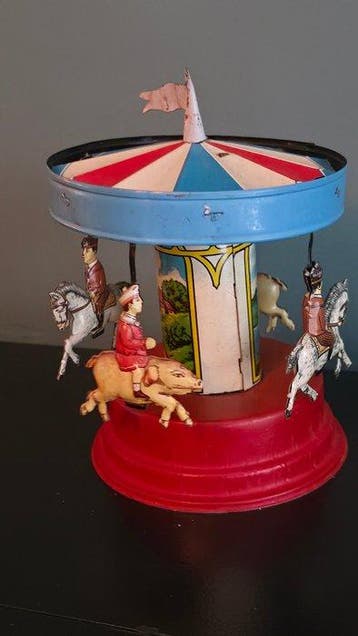 Günthermann - Blikken speelgoed - Carrousel - 1900-1910 -, Antiek en Kunst
