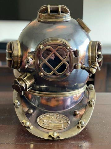 Duikhelm - Full size 18 deluxe U.S. Mark V Deep Sea