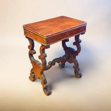 Bijzettafel - Naaister - Hout - Mesa de Lira