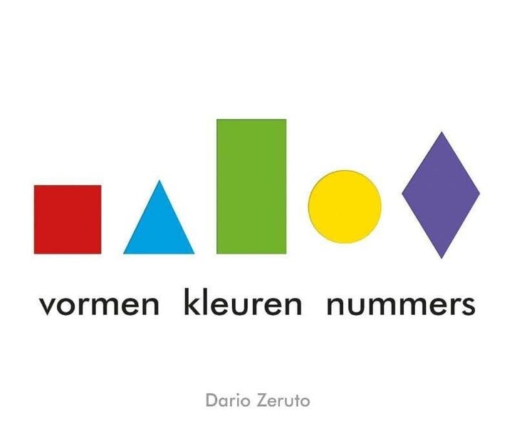 Vormen kleuren nummers (9789045322698, Dario Zeruto), Antiek en Kunst, Antiek | Boeken en Manuscripten, Verzenden