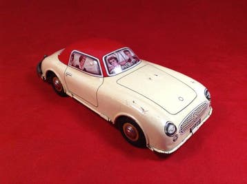 Joustra - made in France - Voiture-jouet Joustra - friction, Antiek en Kunst, Antiek | Speelgoed