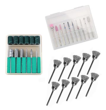 Set kleine freesjes en schuurborstels (2.35 mm), voor het f, Doe-het-zelf en Bouw, Verzenden, Nieuw