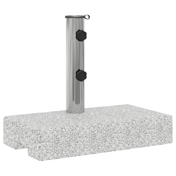 vidaXL Parasolvoet rechthoekig 25 kg graniet, Jardin & Terrasse, Parasols, Envoi