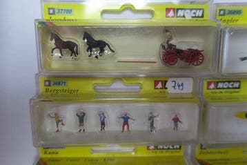 Noch N - Treinset (7) - 7-set figuren Zie fotos, Nieuw