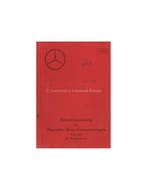 1934 MERCEDES BENZ TYPE 500 KOMPRESSOR INSTRUCTIEBOEKJE DU.., Ophalen of Verzenden
