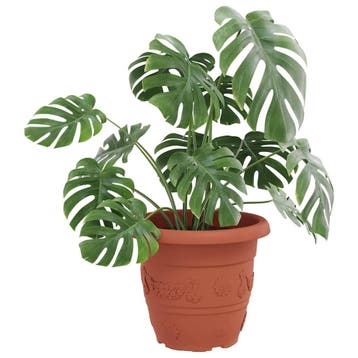 vidaXL Ronde Bloempot 6 pcs Baksteenrood Ø 34 x 28 cm, Jardin & Terrasse, Pots de fleurs, Verzenden