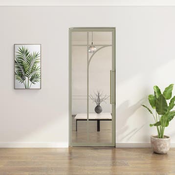Stalen Taatsdeur - Kiezelgrijs - 5 Vlaks rond - Helder glas, Minder dan 80 cm, Overige typen, Nieuw, Metaal