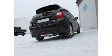 FOX Subaru Impreza GP 4x4 einddemper dwars uitgang rechts/li, Verzenden