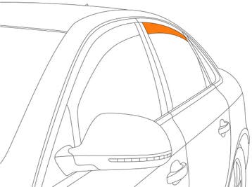 Zijwindschermen | geschikt voor Opel Meriva B 2010- | Climai, Verzenden