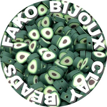 Fako Bijoux - Klei Kralen Avocado - Figuurkralen -, Hobby en Vrije tijd, Verzenden, Nieuw