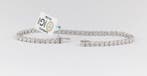 Armband - 18 karaat Witgoud - 7.40ct. tw. Diamant