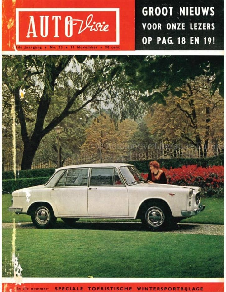 1960 AUTOVISIE MAGAZINE 23 NEDERLANDS, Livres, Autos | Brochures & Magazines