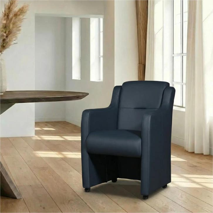 Leren eetkamerstoel Mass, Huis en Inrichting, Stoelen, Nieuw, Leer, Ophalen of Verzenden