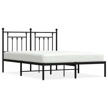 Bedframe metaal 140x200 cm - Stoer industrieel design - D..., Verzenden, 140 cm, 200 cm, Metaal